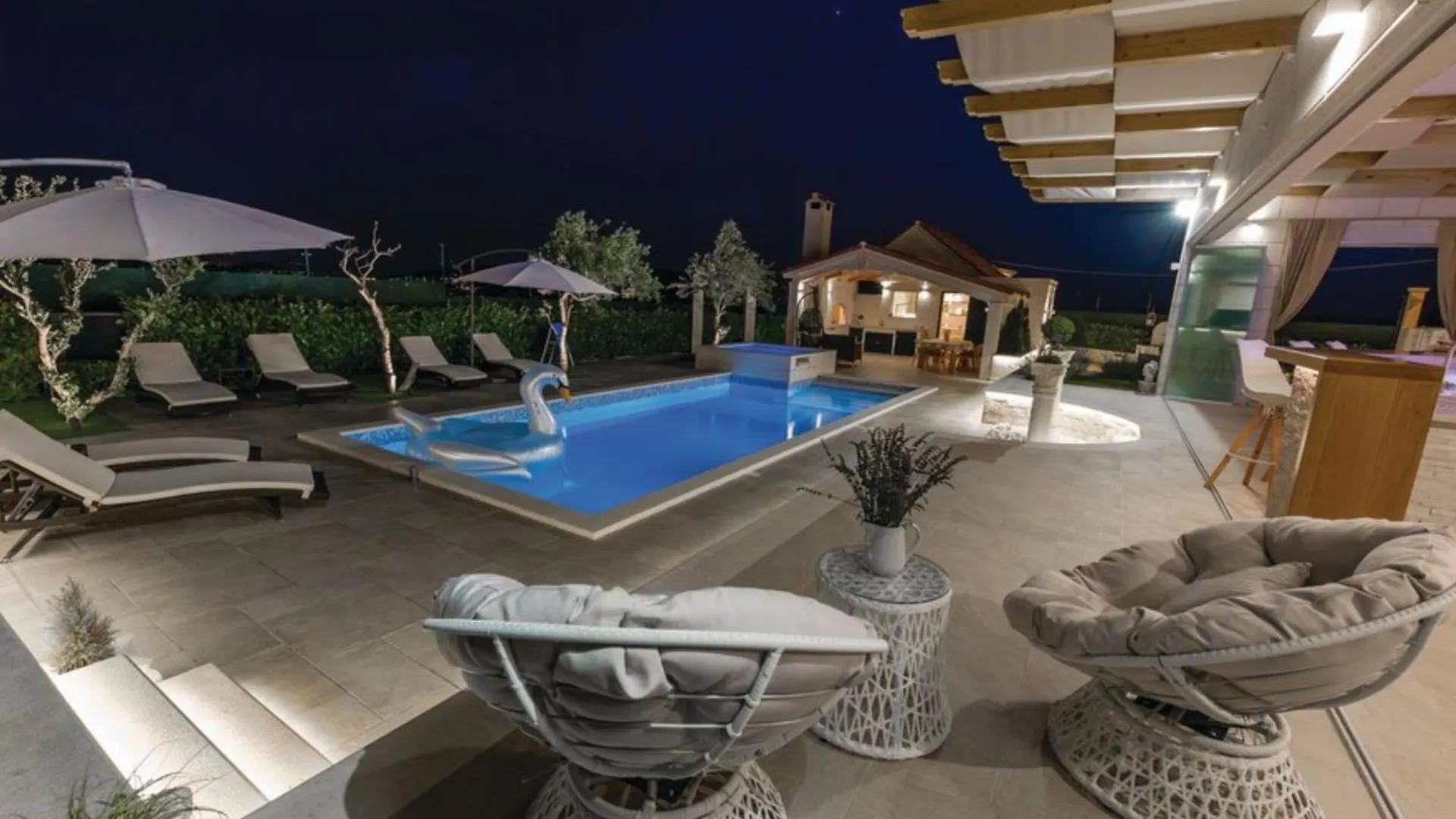 Feriehus Luxury Villa Malo Trogir Kroatien