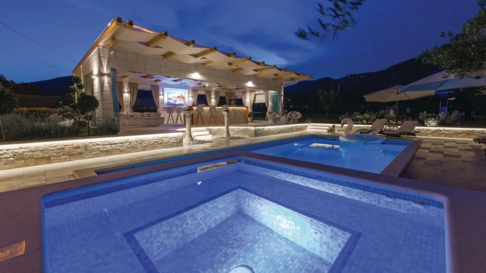 Luxury Villa Malo Trogir Feriehus